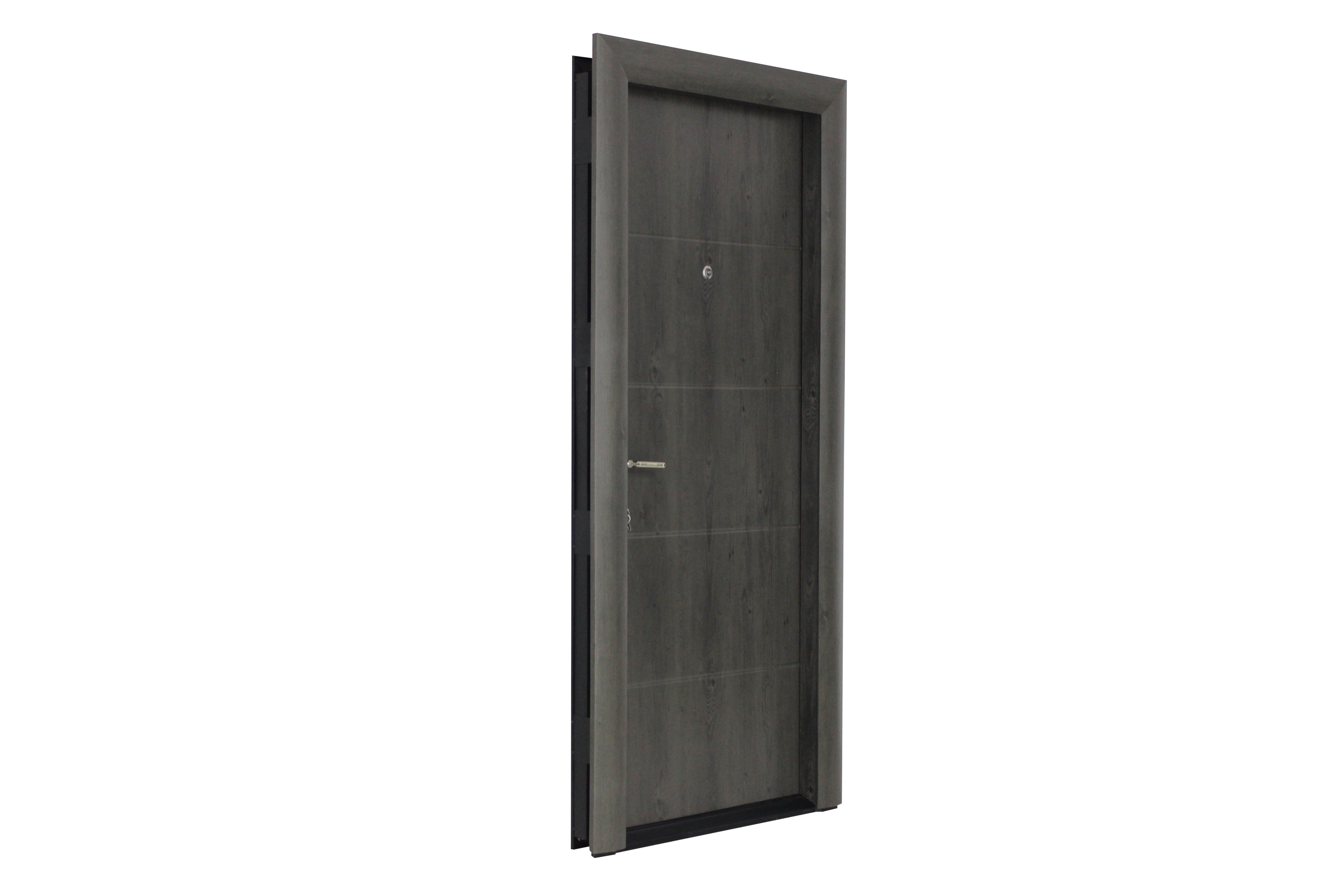 Usa de intrare pentru apartament, metalica, gri, dreapta, 201 x 88 cm  Arta Door Modern 379