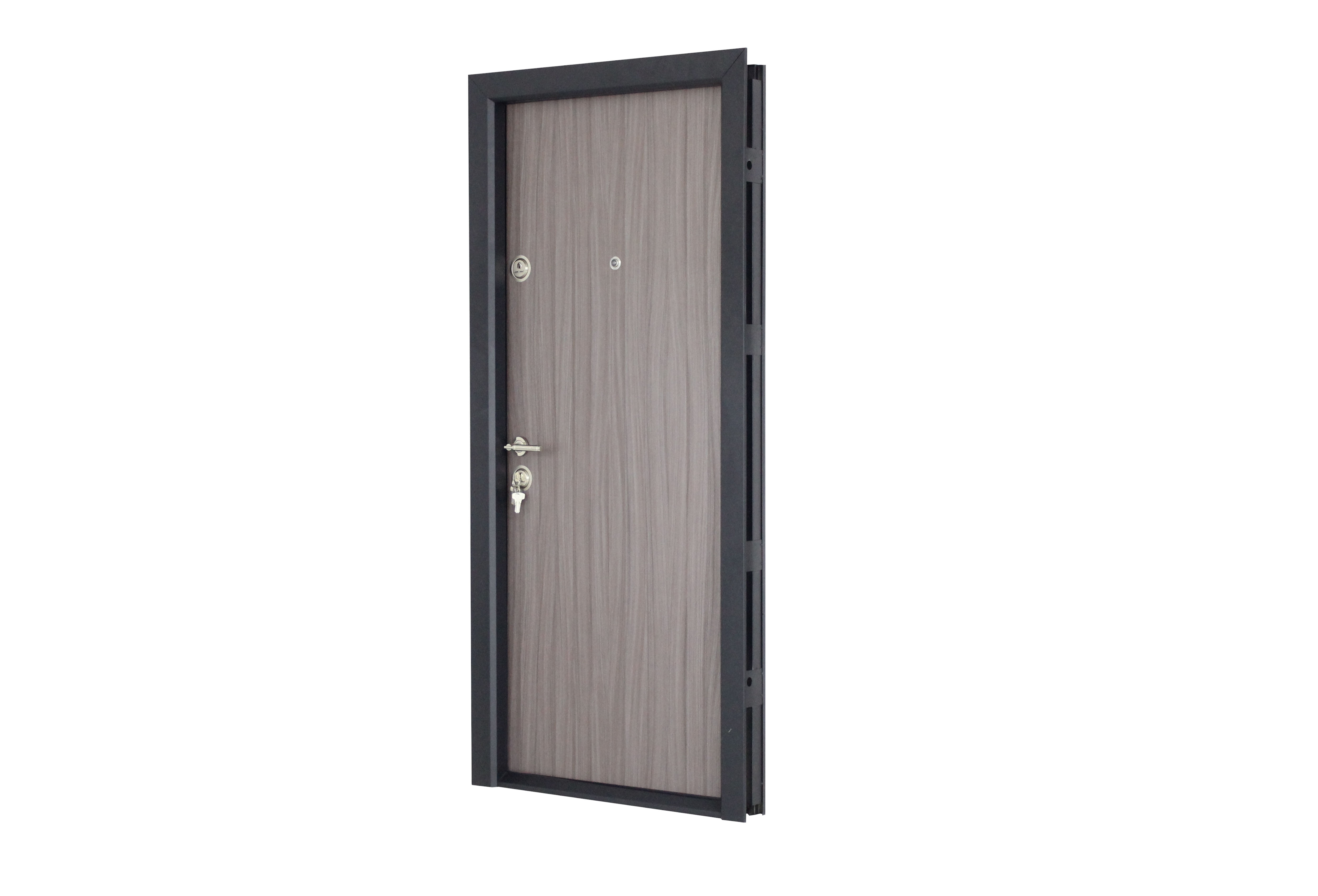 Usa de intrare pentru apartament, metalica, mocha, dreapta, 201 x 88 cm  Arta Door Mocha
