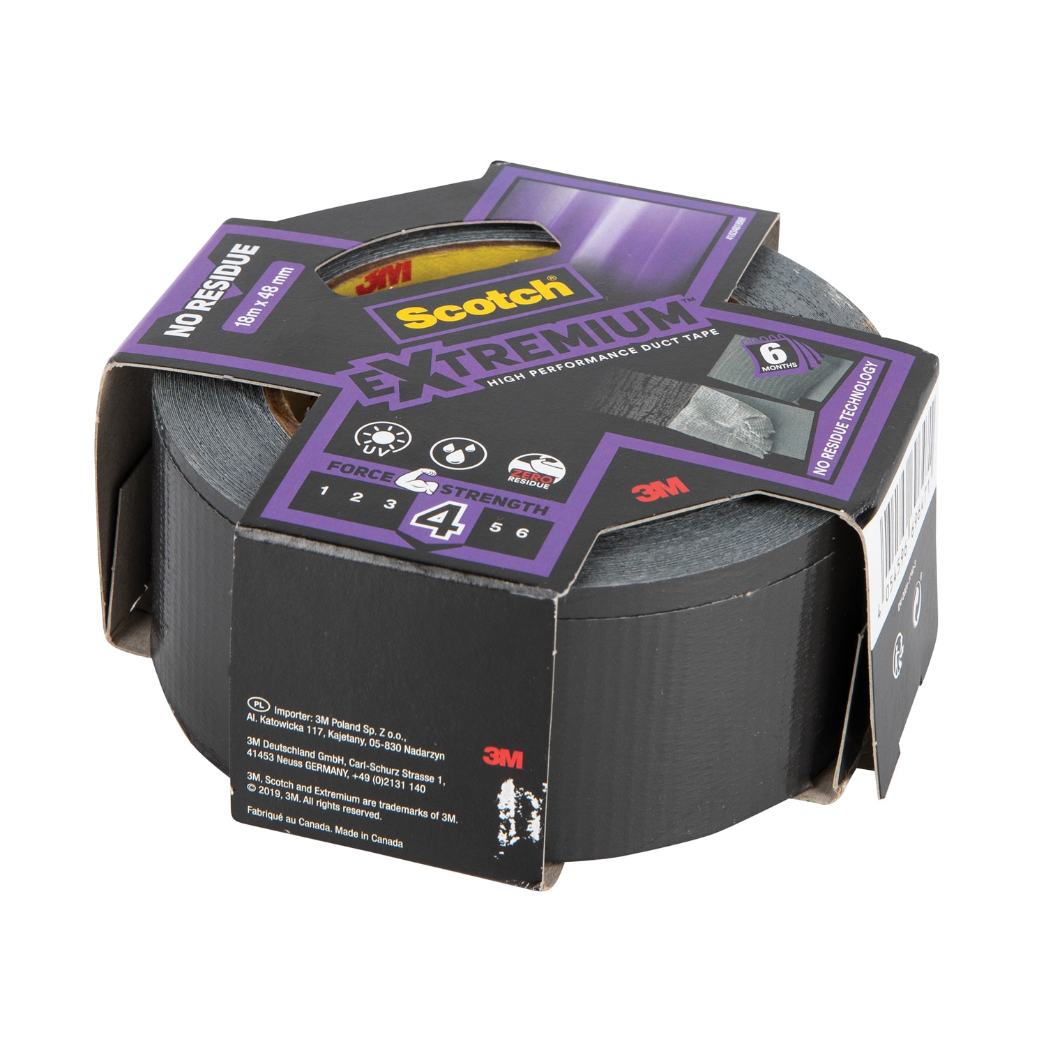 Banda reparatii fara reziduri 4.8 cm x 18 m Gri  Scotch