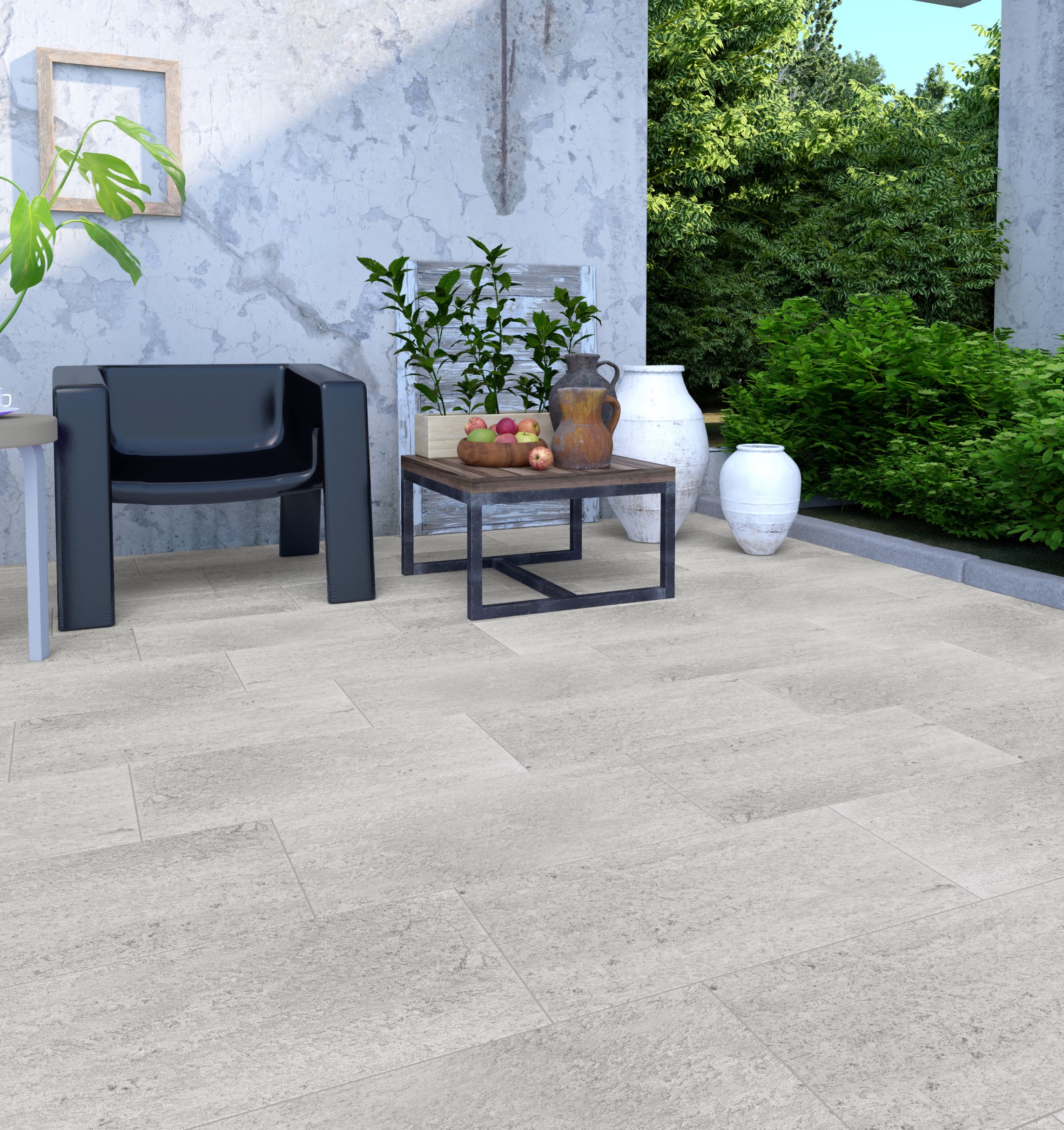 Gresie Interior, Gri, Portelanata, 60 x 30 cm, suprafata 1,62 mp  Kai Vulcano