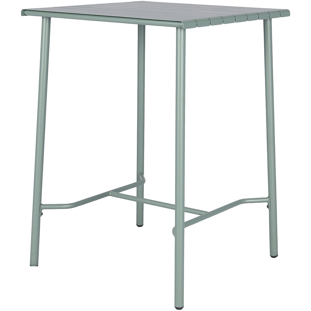 Masa terasa GOODHOME Lithari, otel, 100 x 76 x 106 cm, verde