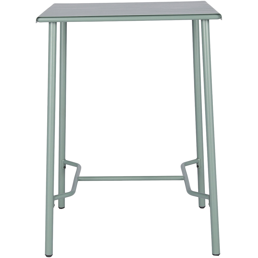 Masa terasa GOODHOME Lithari, otel, 100 x 76 x 106 cm, verde