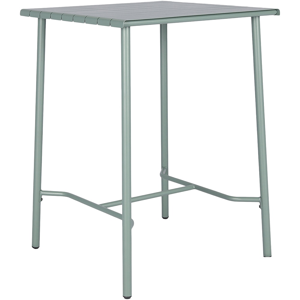 Masa terasa GOODHOME Lithari, otel, 100 x 76 x 106 cm, verde