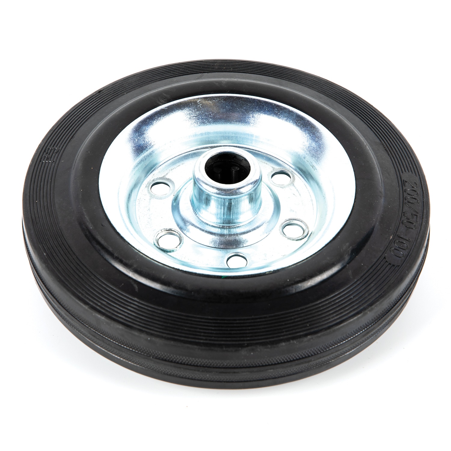 Roata cauciuc masiv rulment cu role, janta din otel, 200 x 50 x 20 mm, 210 kg