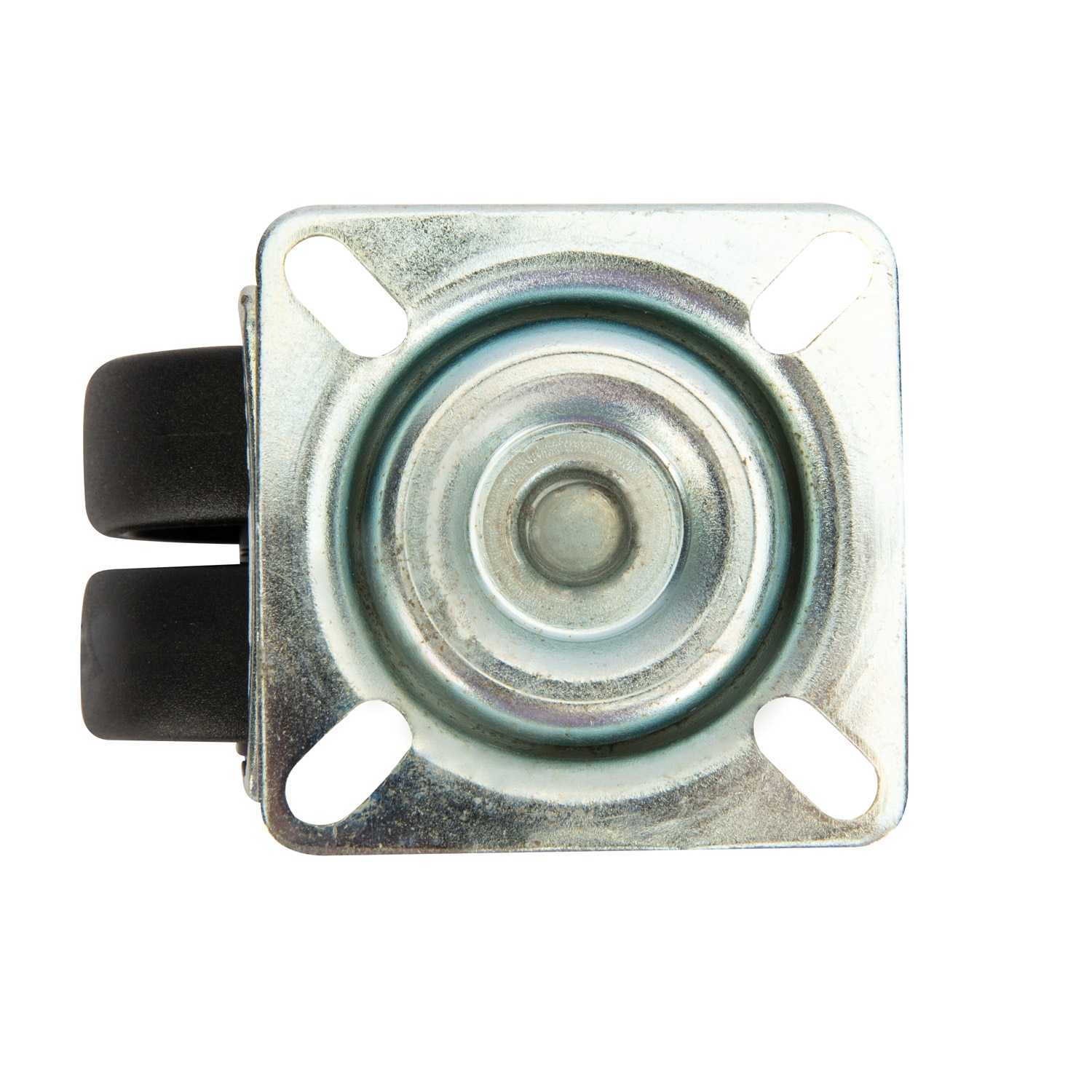 Rola dubla din plastic, lagar de alunecare, 50 x 19 mm, 80 kg