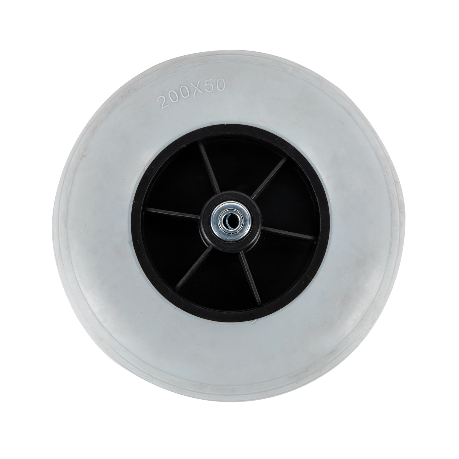 Roata cadru rulant Pneuri din spuma TPE, janta din plastic Rulment cu bile 200 x 50 x 8 mm, 40 kg