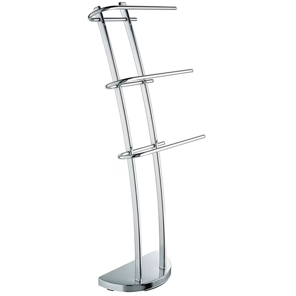 Suport prosop FRANDIS 191332, metal, 30 cm, argintiu