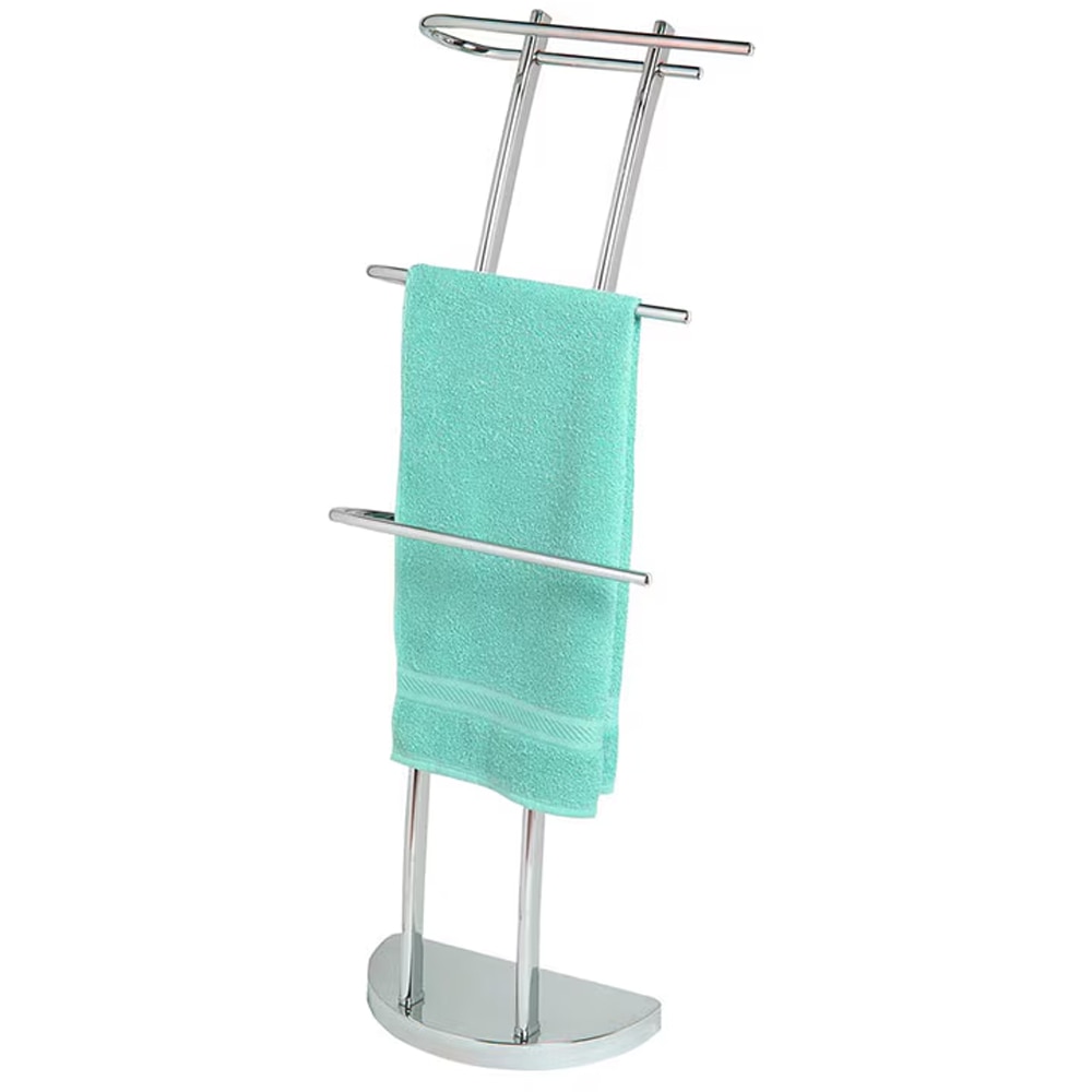 Suport prosop FRANDIS 191332, metal, 30 cm, argintiu