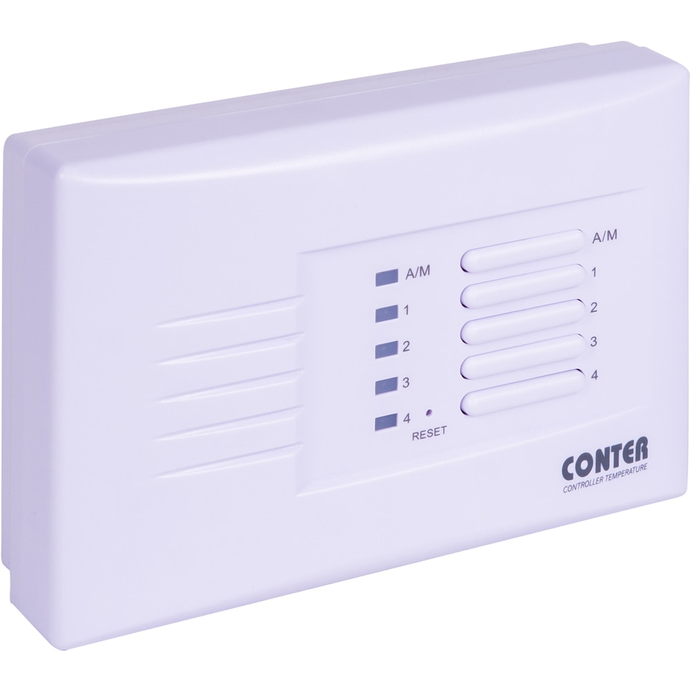 Termostat CONTER N4, mutizonal, alb