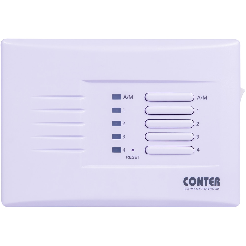 Termostat CONTER N4, mutizonal, alb