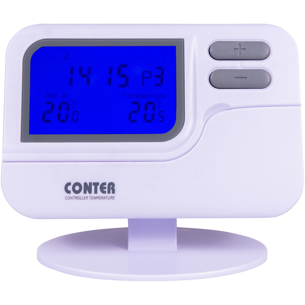 Termostat CONTER N4, mutizonal, alb