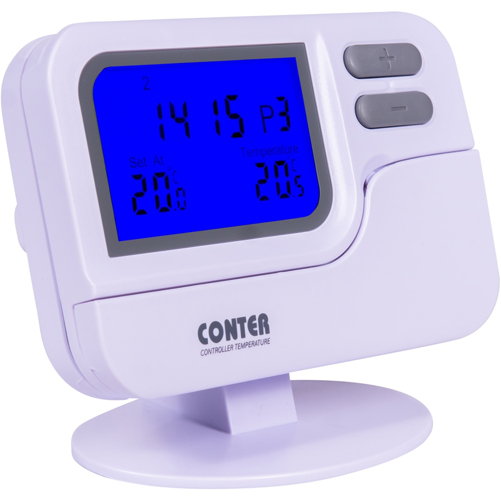 Termostat CONTER N4, mutizonal, alb