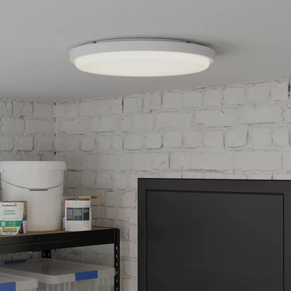 Aplica LED Almagro GOODHOME, 45 cm, 32W, 2400lm, IP44, 4000K, alb