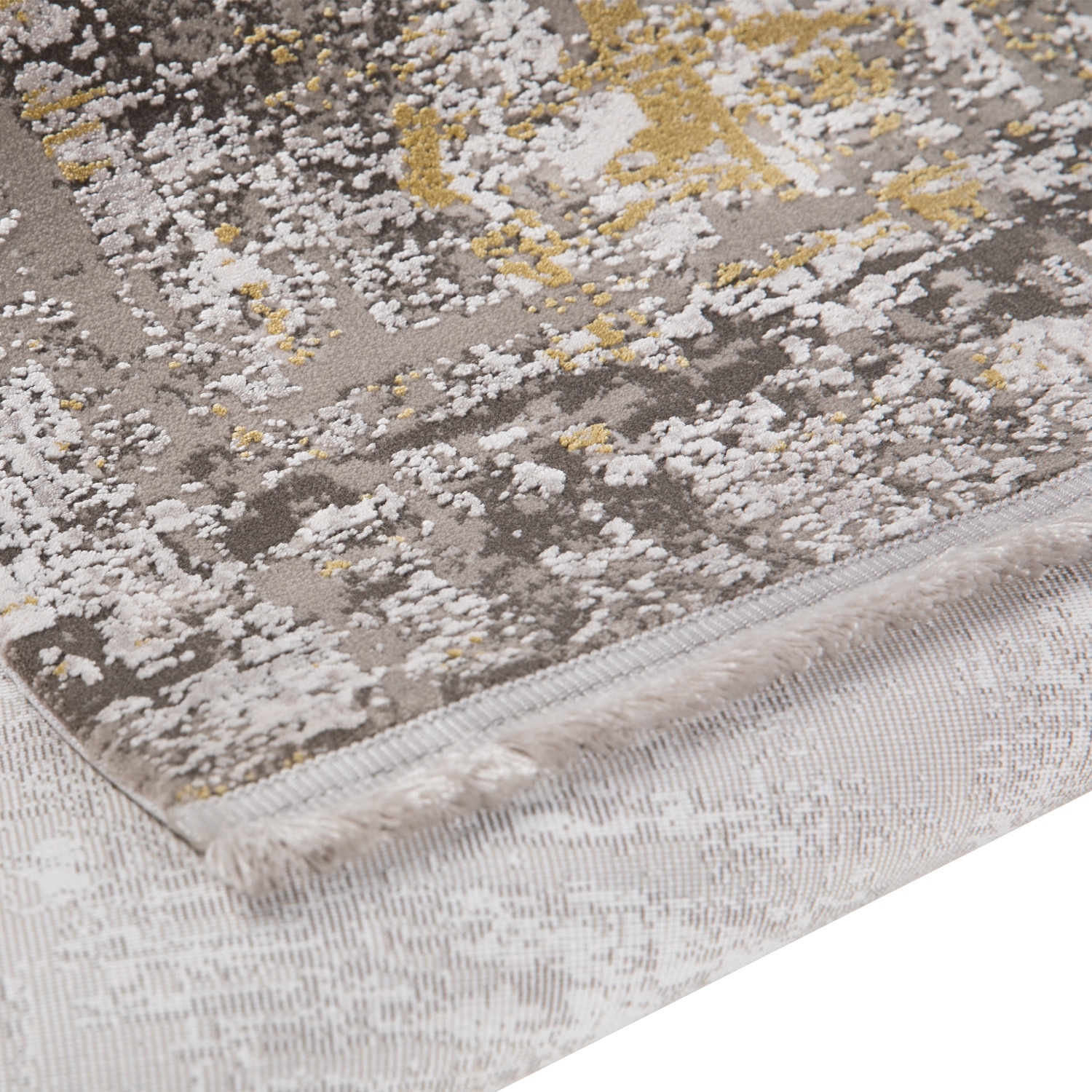 Covor living, gri, acril/bambus, 80 x 150 x 6 cm • Pierre Cardin Motto