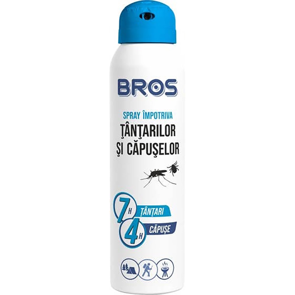 Spray contra tantarilor si capuselor, BROS, 90 ml