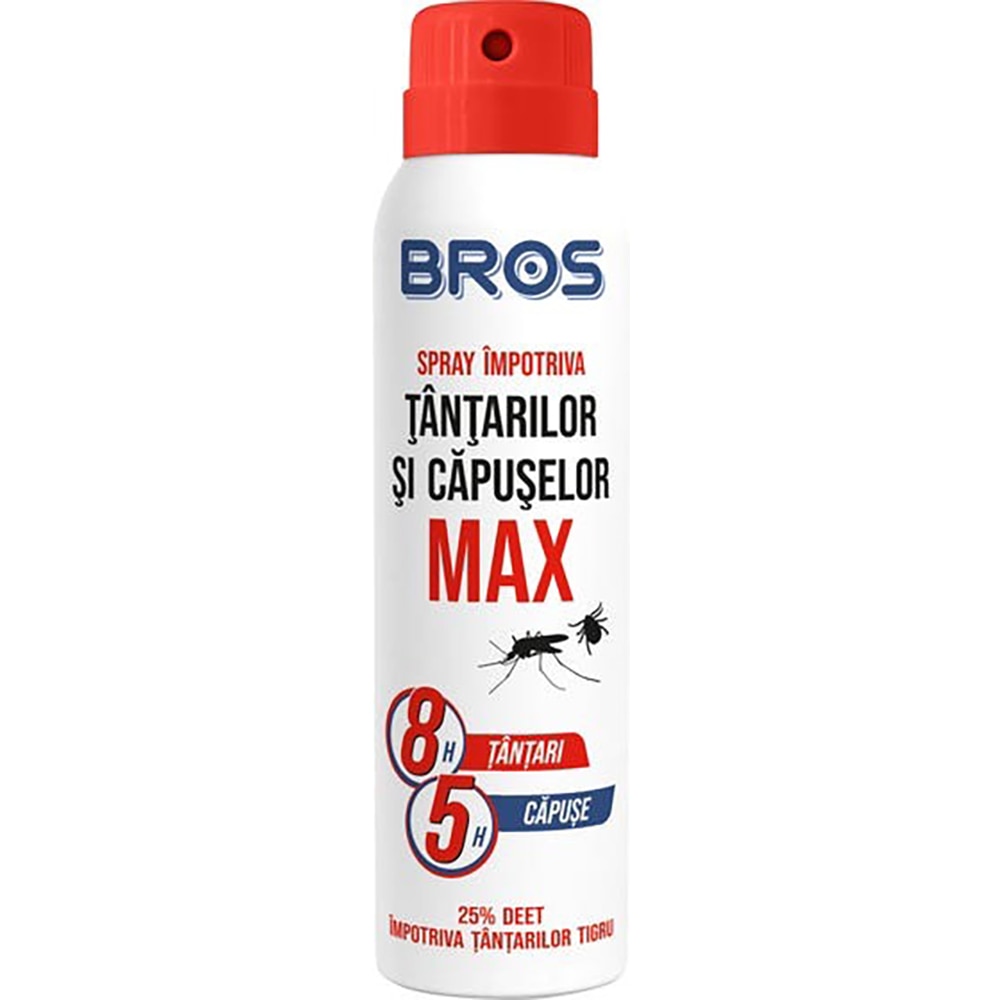 Spray anti-tantari si capuse Bros Max, fara parfum, 90 ml