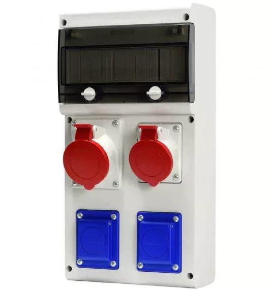 Tablou electric organizare santier, cablat, IP44, 1 x 32A, 1 x 16A, 2 x schuko 