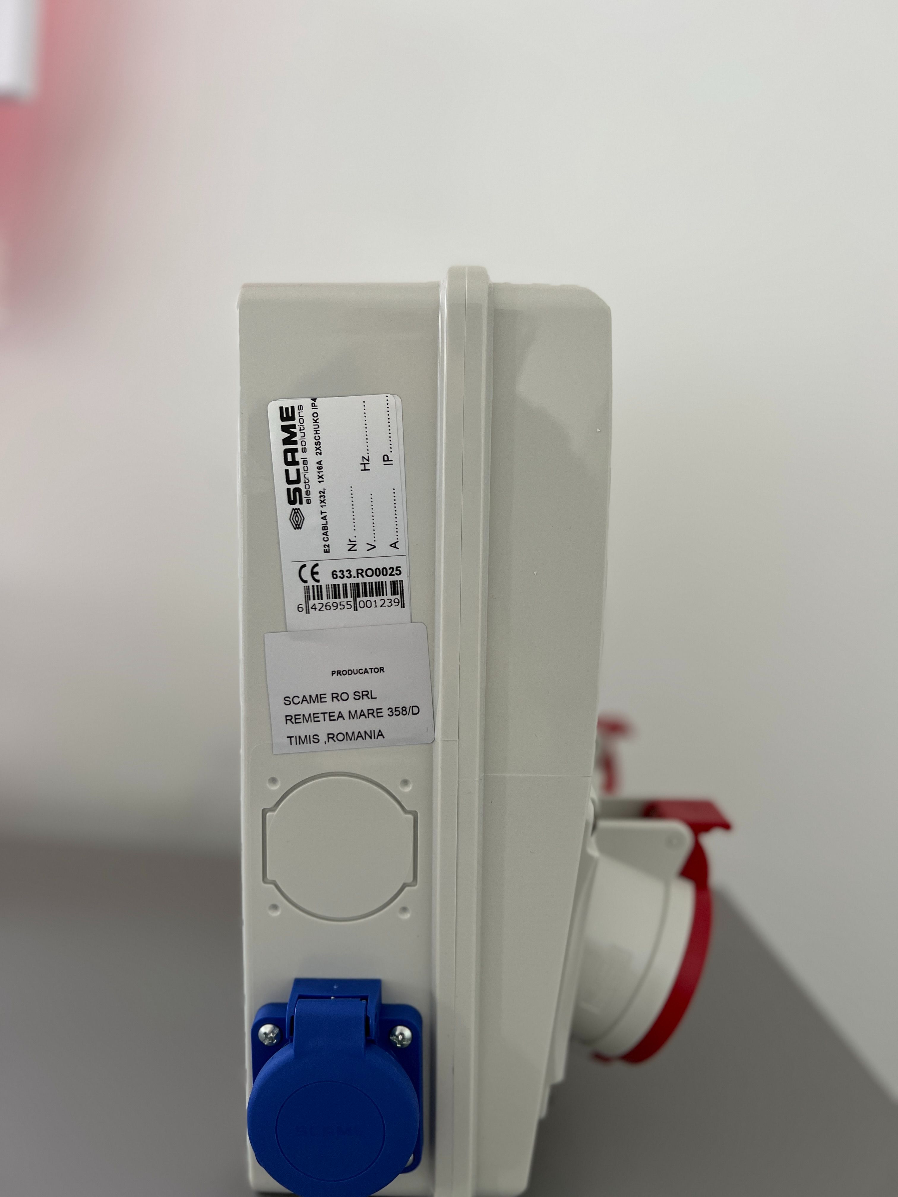 Tablou electric organizare santier, cablat, IP44, 1 x 32A, 1 x 16A, 2 x schuko 