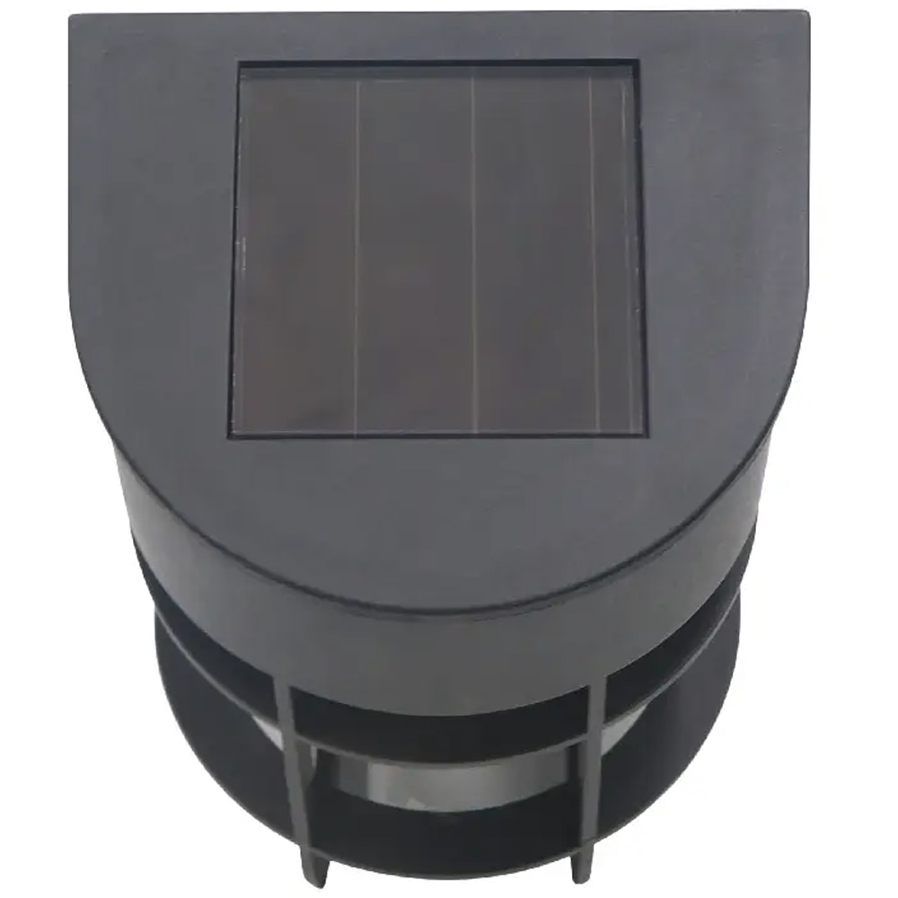 Set 2 aplici solare SITE 101233178, IP44, plastic, negru