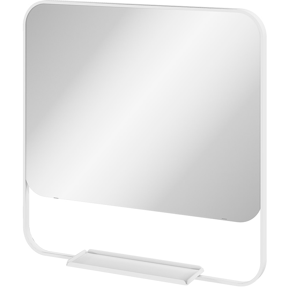 Oglinda baie GOODHOME Maza, 60.5 x 10 x 60.5 cm, alb