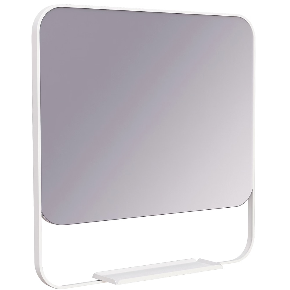 Oglinda baie GOODHOME Maza, 60.5 x 10 x 60.5 cm, alb