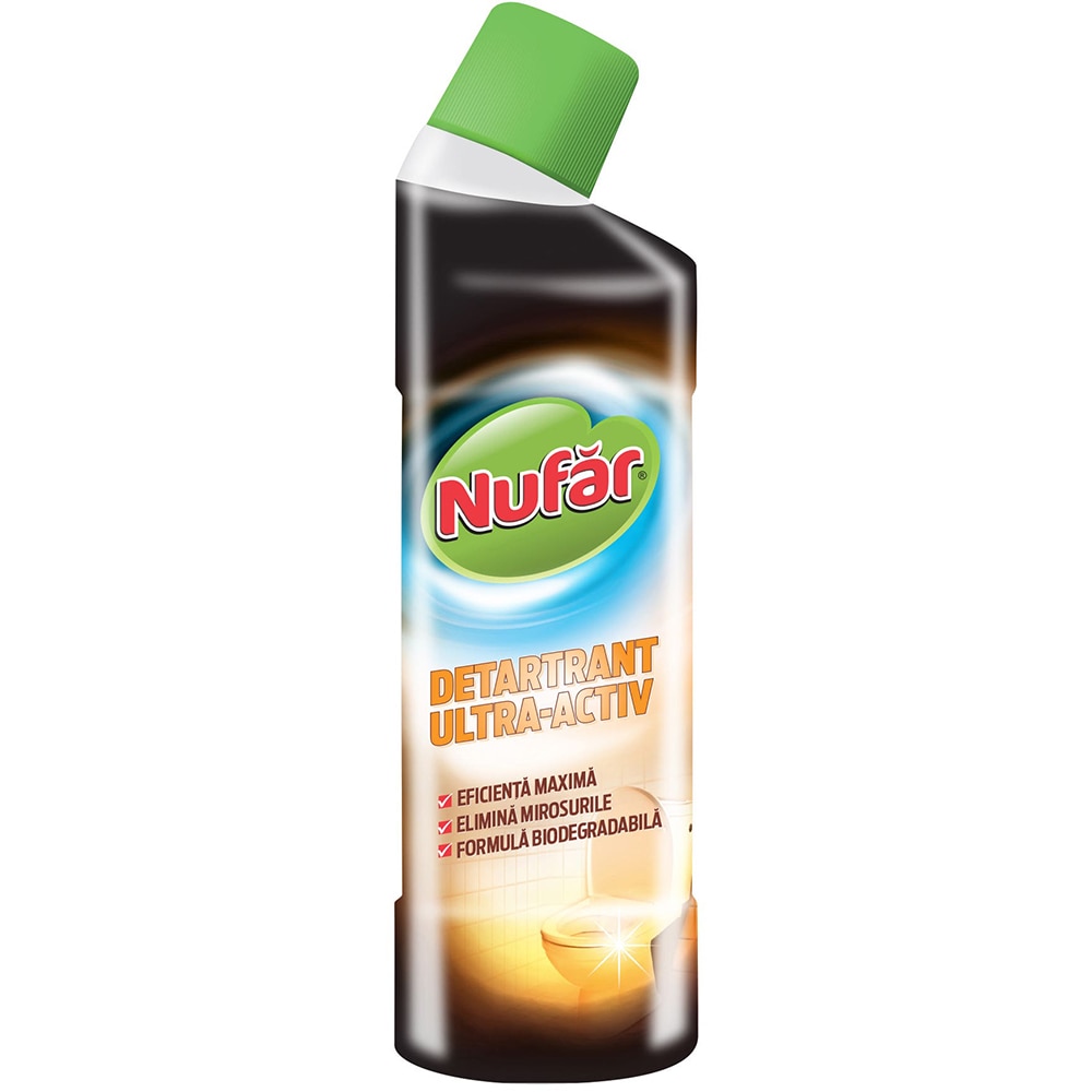 Detartrant pentru toaleta Ultra Activ NUFAR, 750 ml