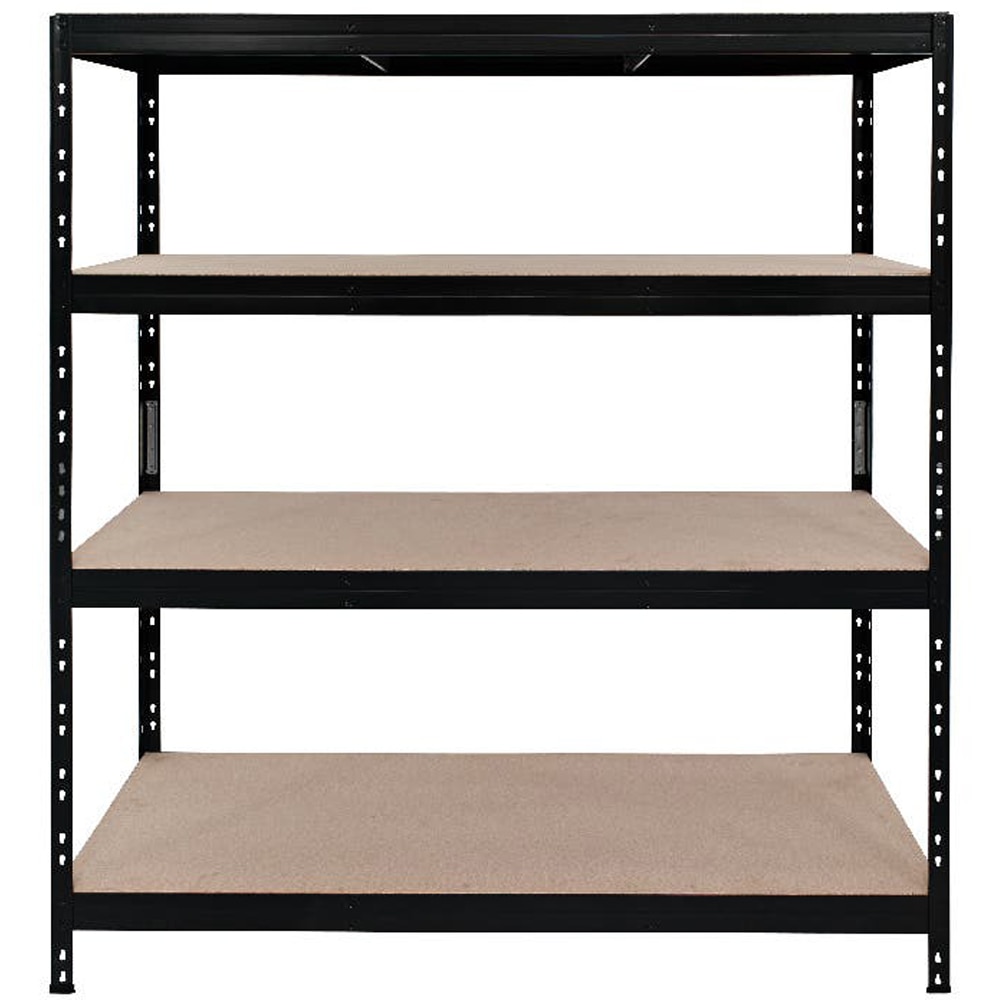 Raft atelier GOODHOME Rand, otel, 166 x 60 x 180 cm, negru