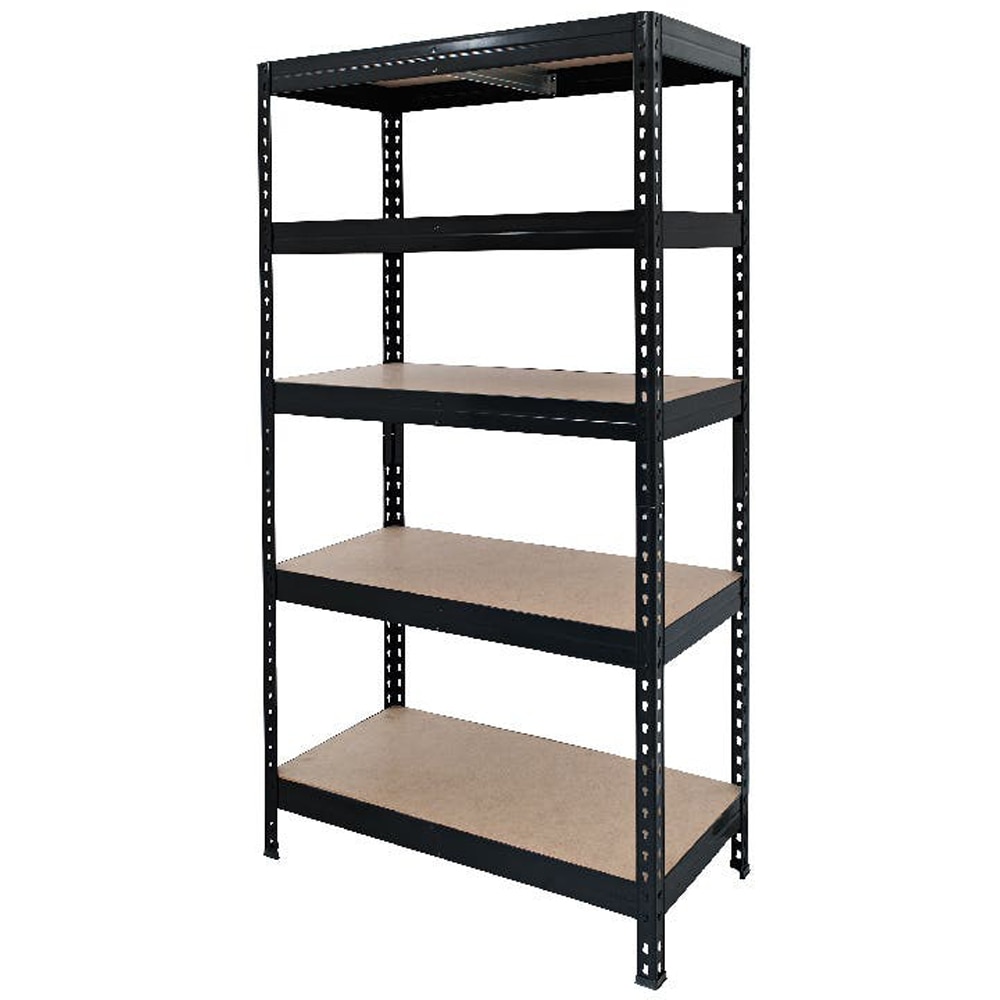 Raft atelier GOODHOME Rand, otel, 97 x 60 x 180 cm, negru