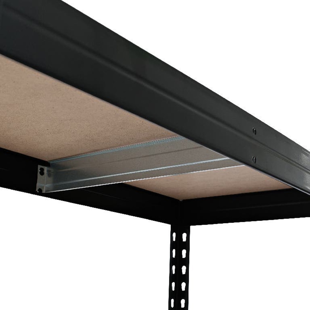 Extensie raft atelier GOODHOME Rivet, otel, 60 x 46 x 165 cm, negru