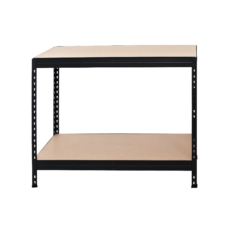 Extensie raft metalic, 2 polite, negru, 90 x 97 x 60 cm GoodHome Rivet