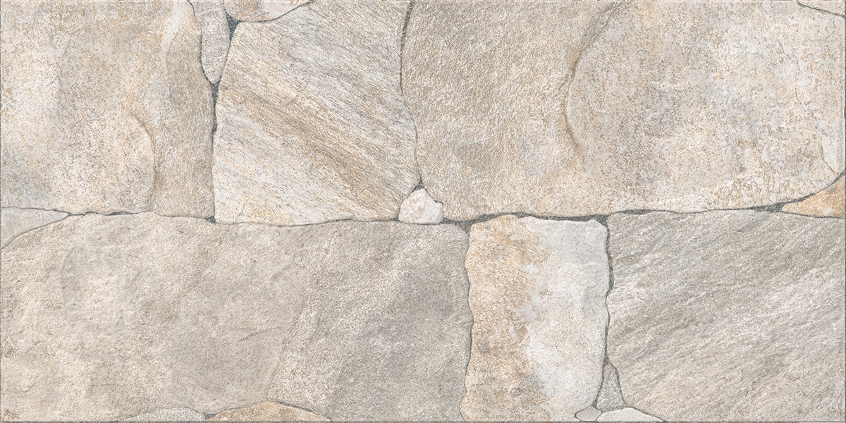 Gresie, Bej, 60 x 30 cm, suprafata 1,62 mp • Kai Basalt