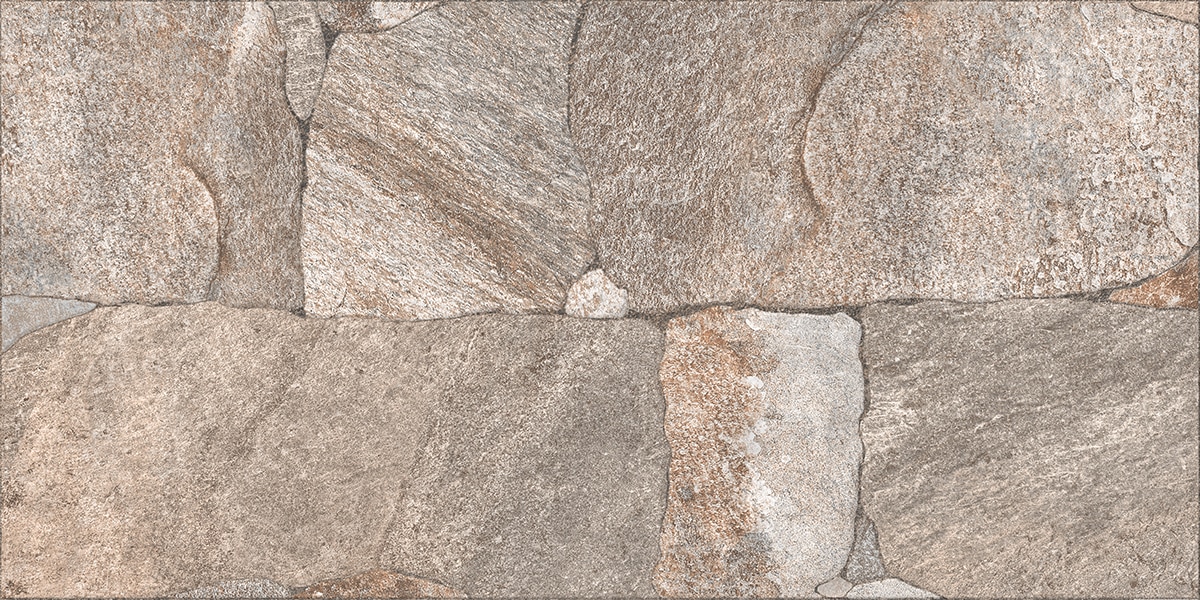 Gresie, Bej, 60 x 30 cm, suprafata 1,62 mp • Kai Basalt