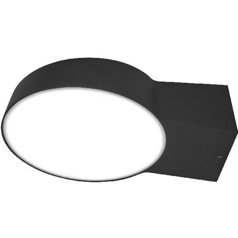 Aplica de exterior LED GOODHOME Edna 101236434, 12.5W, 1000lm, negru