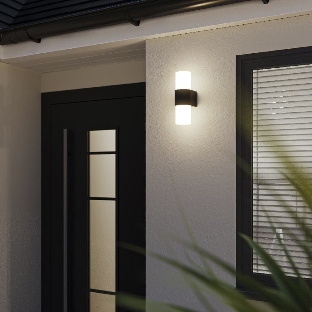 Aplica de exterior LED GOODHOME Hurston 101236442, 12W, 1000lm, negru
