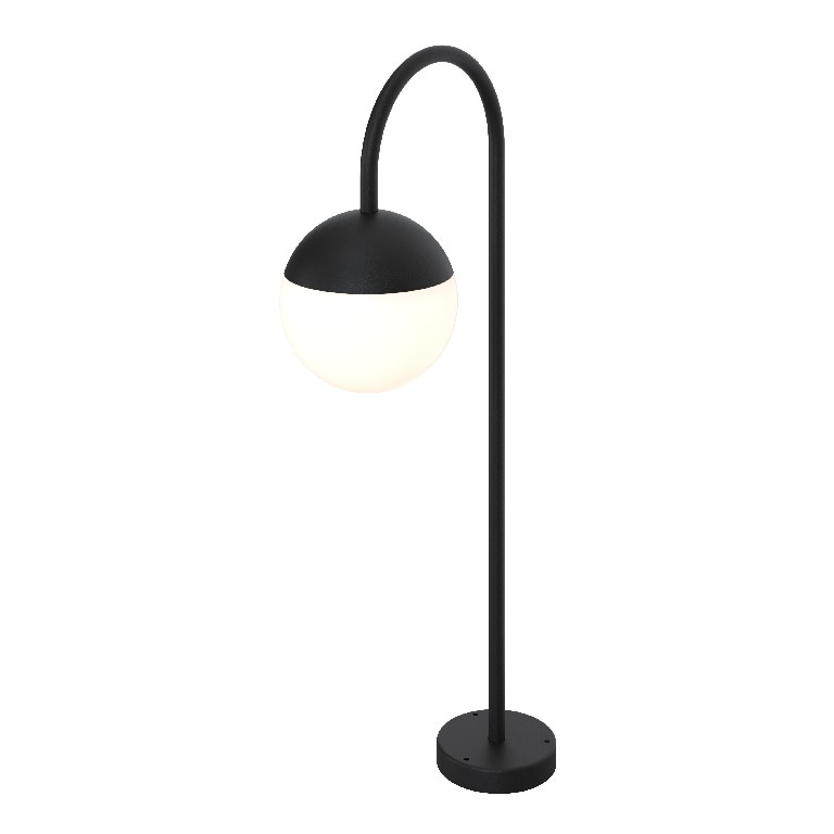 Lampa exterior GOODHOME Jarrom, E14, IP44, negru