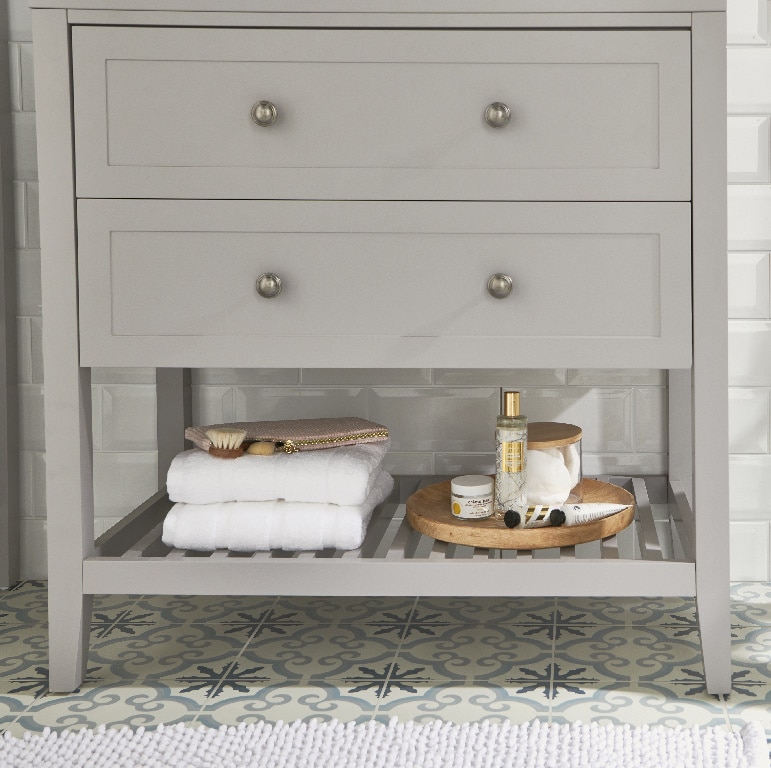 Masca lavoar GOODHOME Perma, 80.6 x 60  x 45 cm, gri