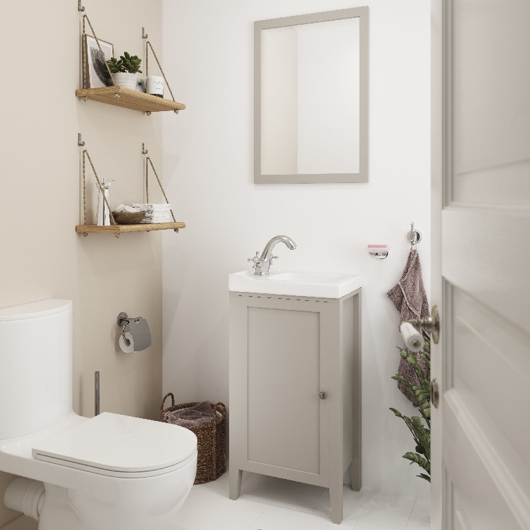 Masca lavoar GoodHome Perma, 80.6 x 44 x 30 cm, gri