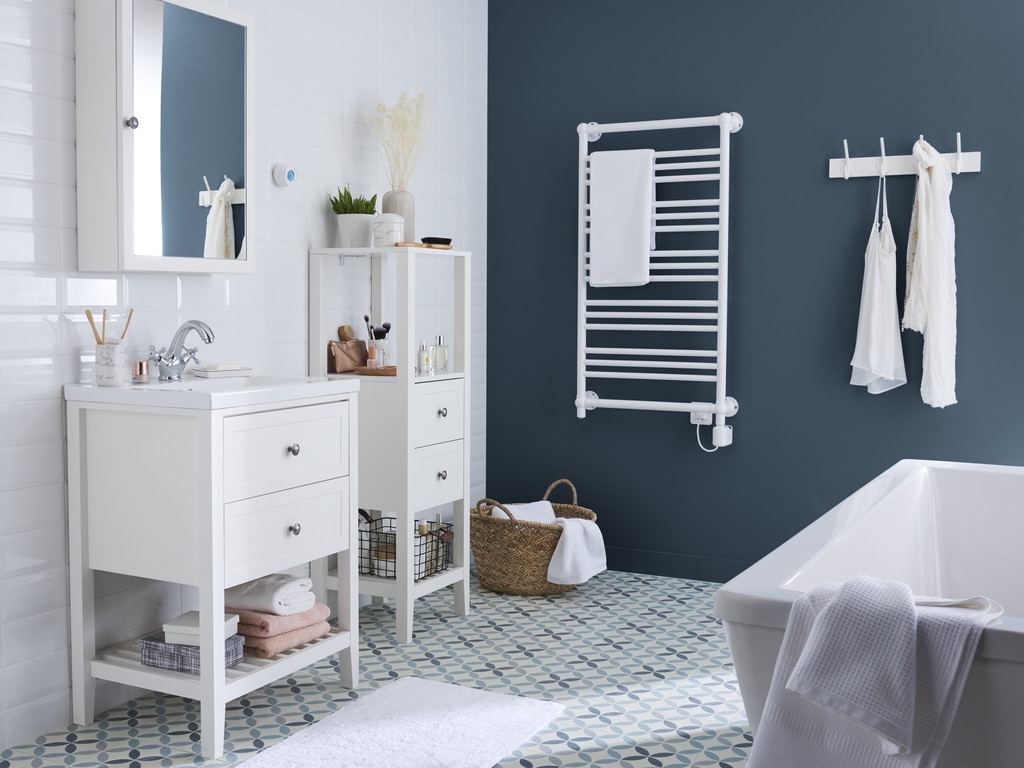 Dulap suspendat baie GoodHome Perma, 70 x 50 x 15 cm, alb