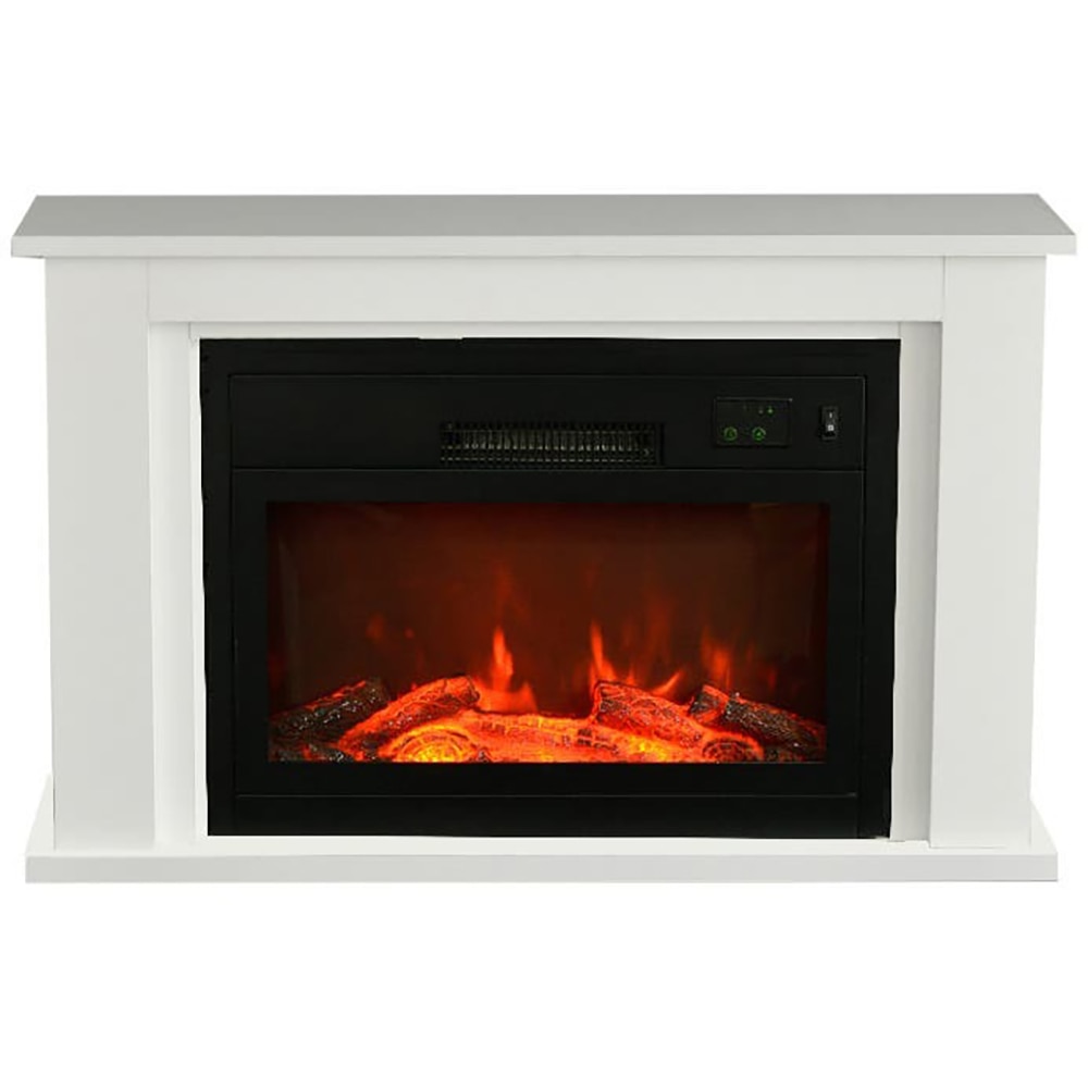 Semineu electric, 1800W, Telecomanda, alb