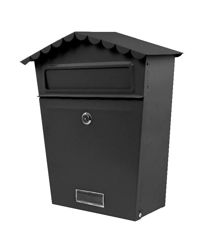 Cutie posta SMITH AND LOCKE, Inchidere cheie, negru