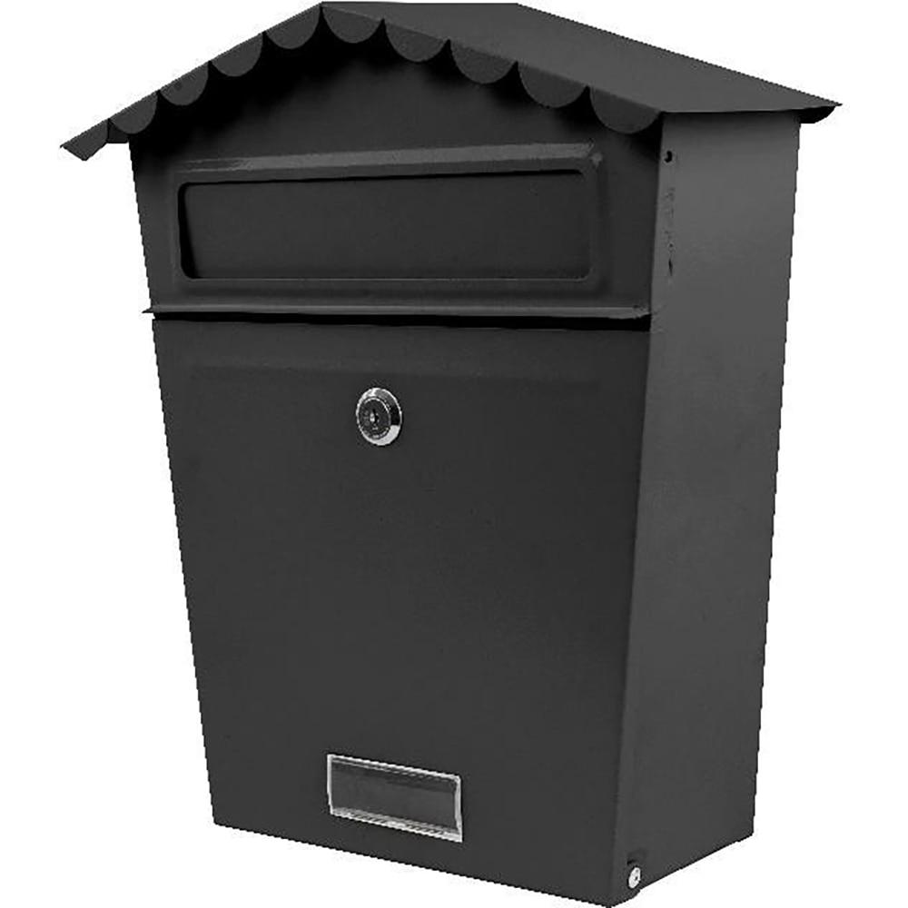 Cutie posta SMITH AND LOCKE, Inchidere cheie, negru