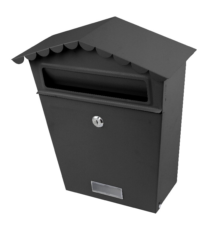 Cutie posta SMITH AND LOCKE, Inchidere cheie, negru