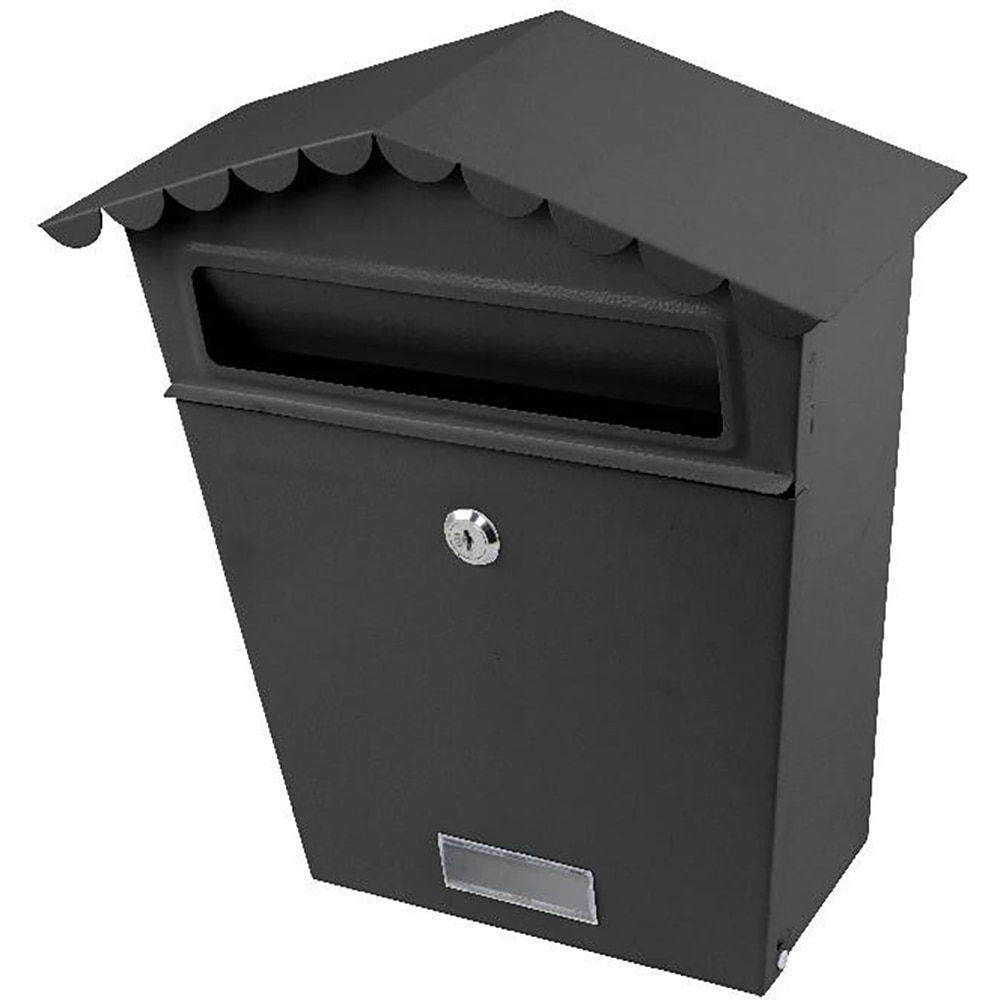 Cutie posta SMITH AND LOCKE, Inchidere cheie, negru