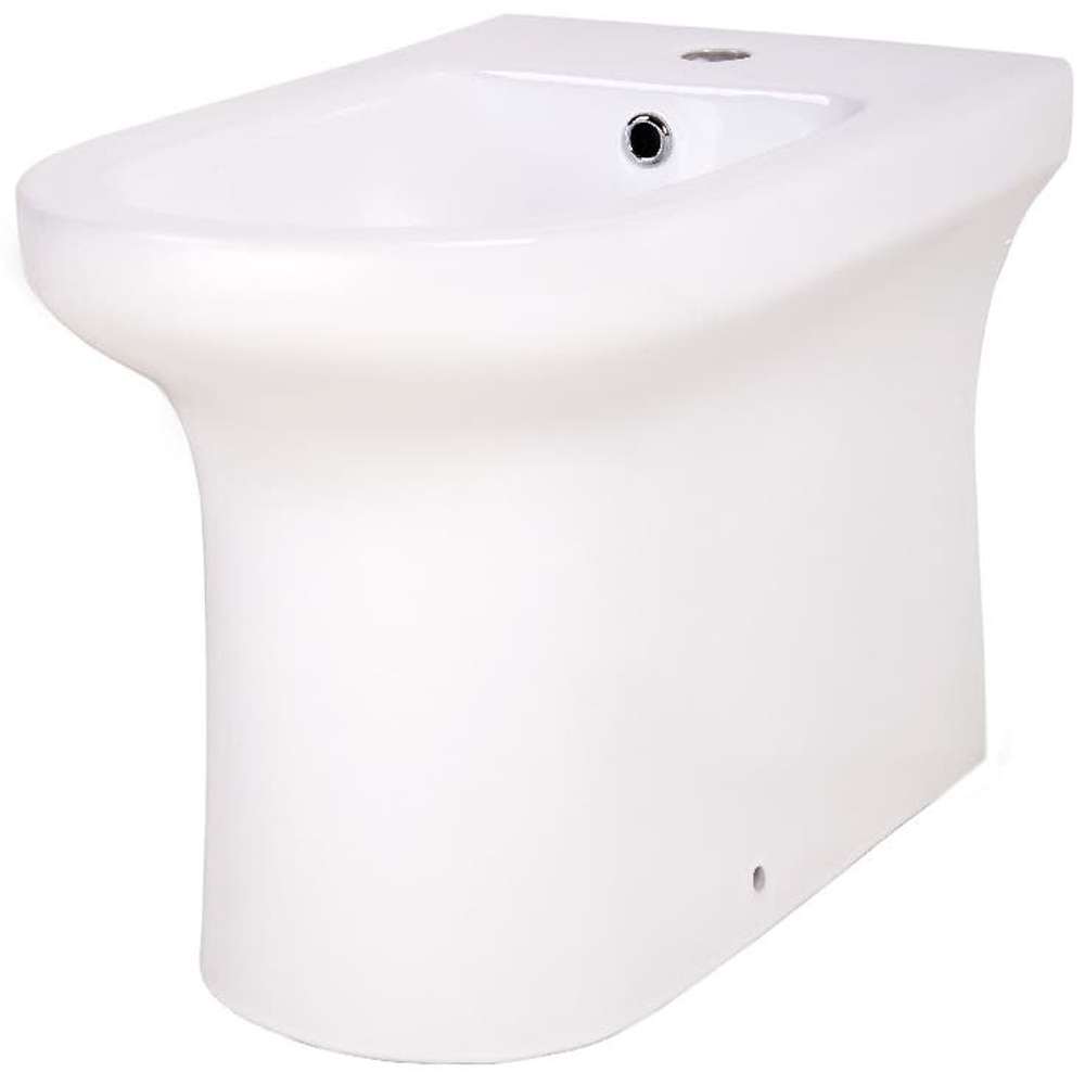 Bideu stativ GOODHOME Cavally, portelan, 36 x 55 x 40.5 cm, alb