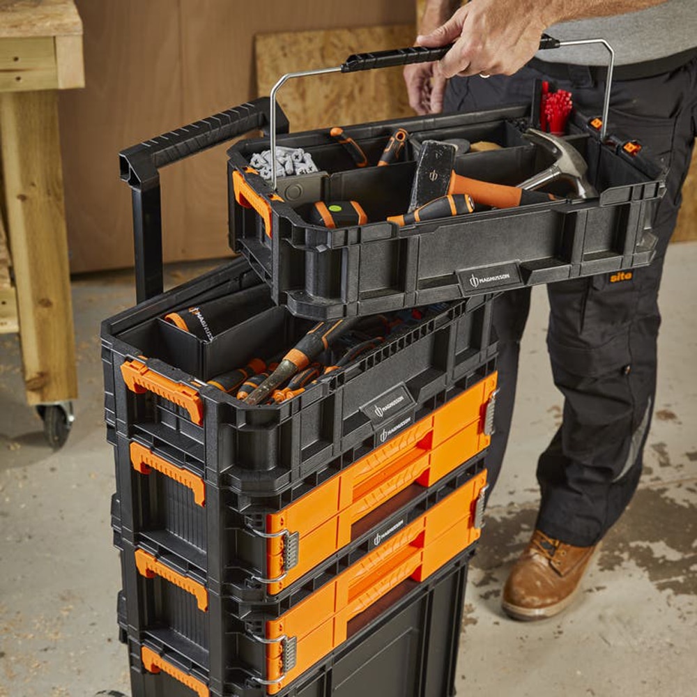 Organizator unelte MAGNUSSON, 39x22x18 cm, 3 compartimente