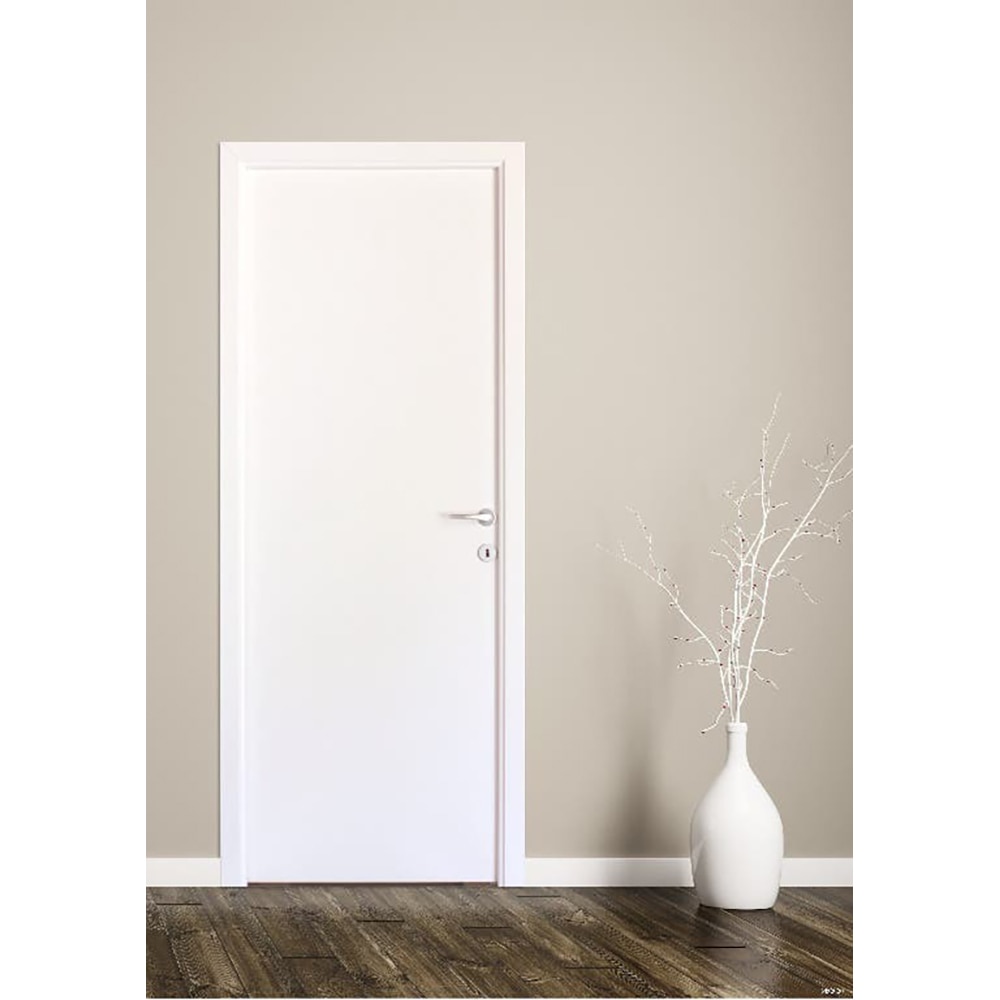 Usa interior reversibila Yala Veltadoors, toc inclus, 68 x 203 cm, MDF, alb