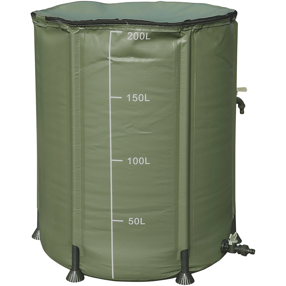 Colector apa ploaie VERVE, 200l, 70 x 60 cm, PVC, verde
