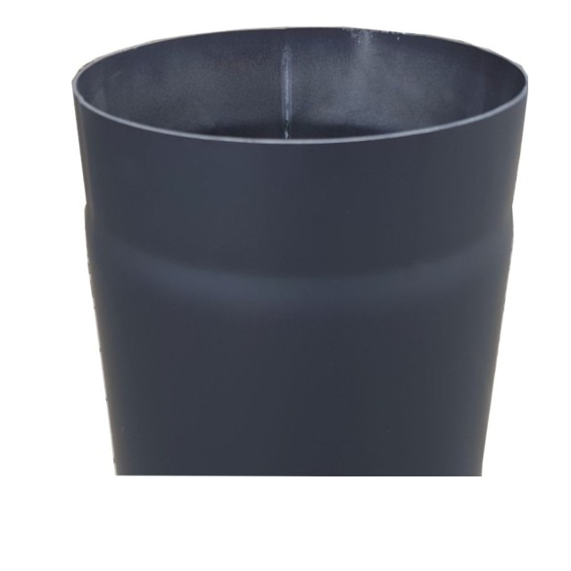 Burlan evacuare MSS, D120 mm x 50 cm, otel, gri