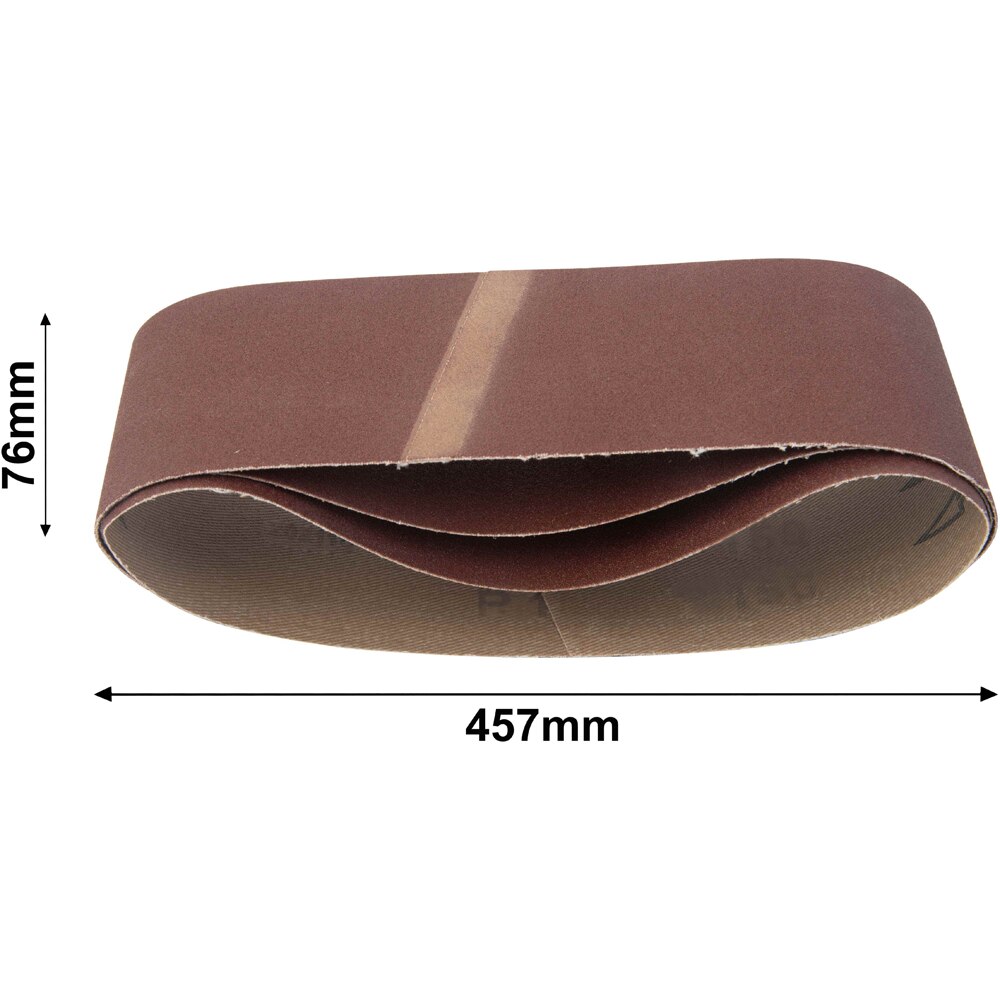 Banda abraziva MAC ALLISTER, P40, 76x457, 3 bucati