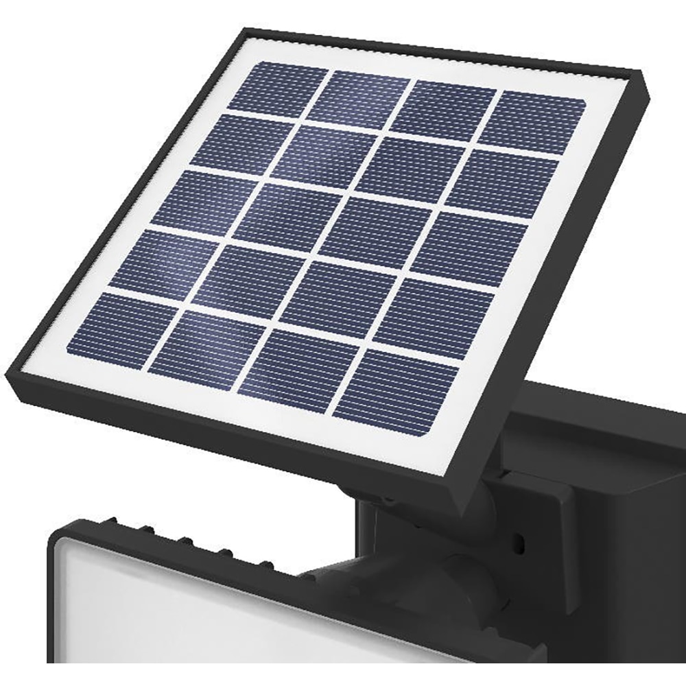 Proiector solar cu senzor GOODHOME, 6 W, 400lm, IP65, 5000K, negru